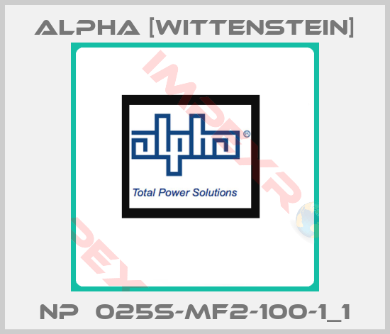 Alpha [Wittenstein]-NP  025S-MF2-100-1_1