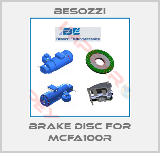Besozzi-brake disc for MCFA100R