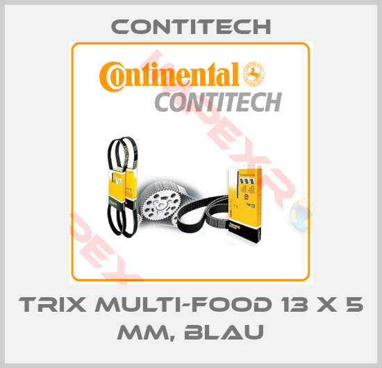 Contitech-TRIX Multi-Food 13 x 5 mm, blau