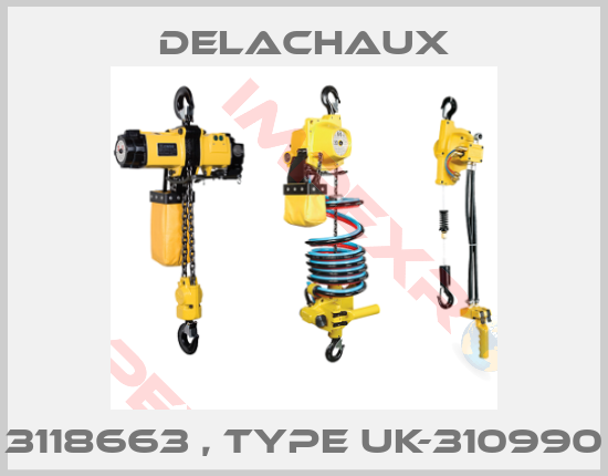 Delachaux-3118663 , type UK-310990