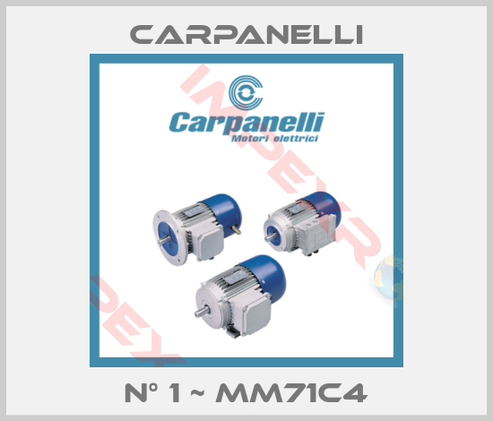 Carpanelli-N° 1 ~ MM71C4