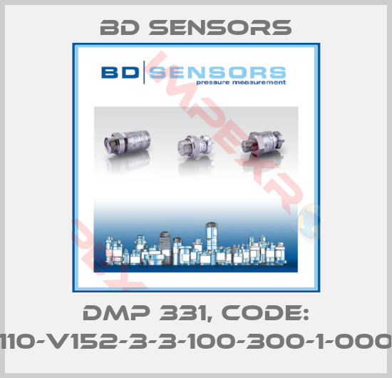 Bd Sensors-DMP 331, Code: 110-V152-3-3-100-300-1-000