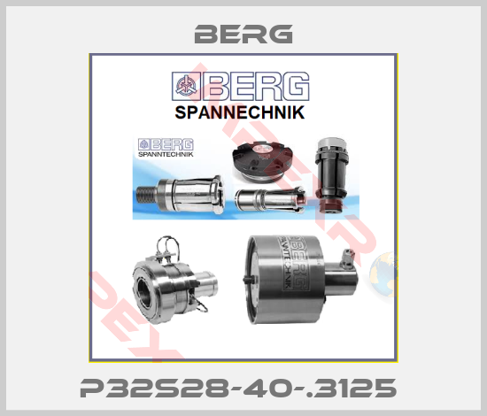 Berg-P32S28-40-.3125 