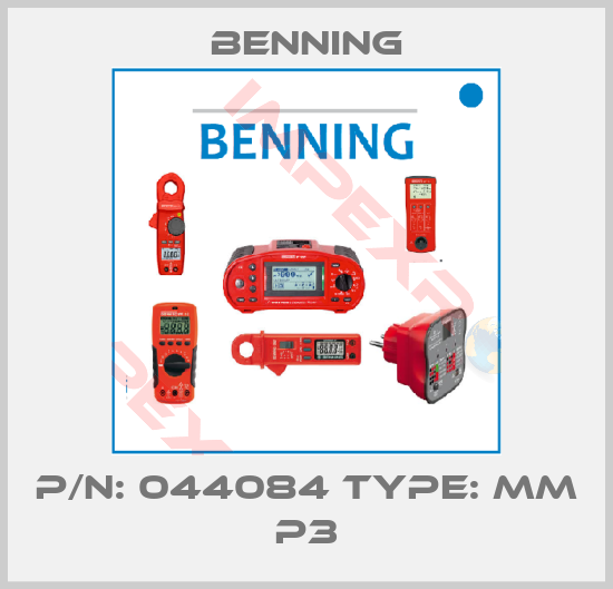 Benning-P/N: 044084 Type: MM P3