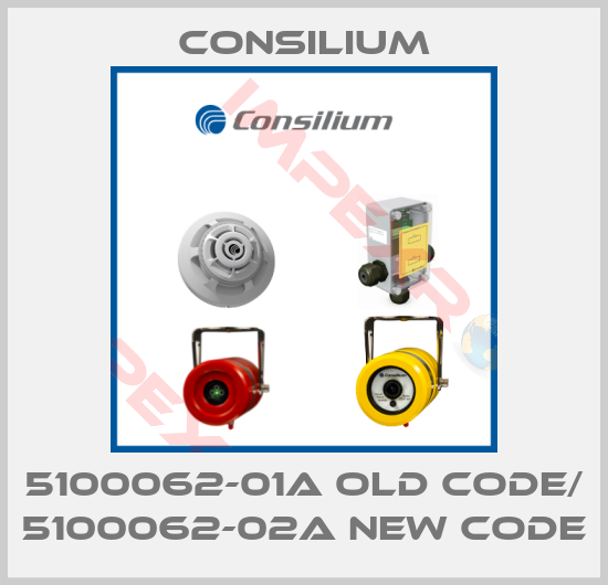Consilium-5100062-01A old code/ 5100062-02A new code