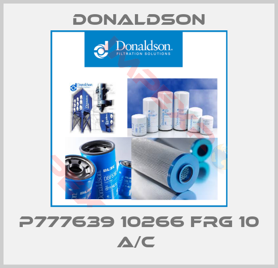 Donaldson-P777639 10266 FRG 10 A/C 
