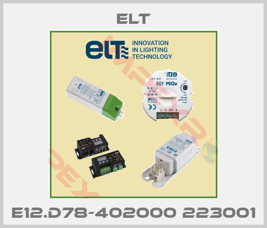 ELT-E12.D78-402000 223001