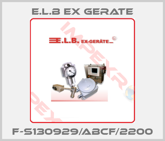 E.L.B Ex Gerate-F-S130929/ABCF/2200