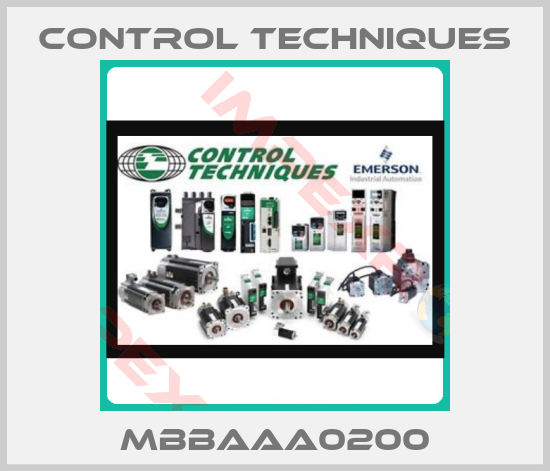 Control Techniques-MBBAAA0200
