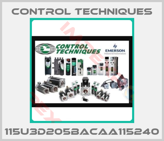 Control Techniques-115U3D205BACAA115240