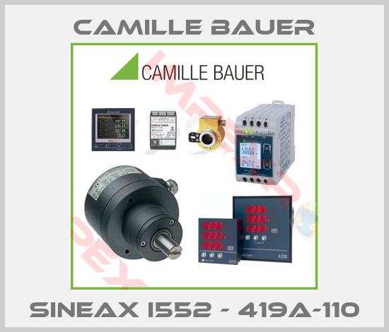Camille Bauer-SINEAX I552 - 419A-110