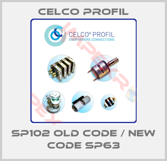 Celco Profil-SP102 old code / new code SP63
