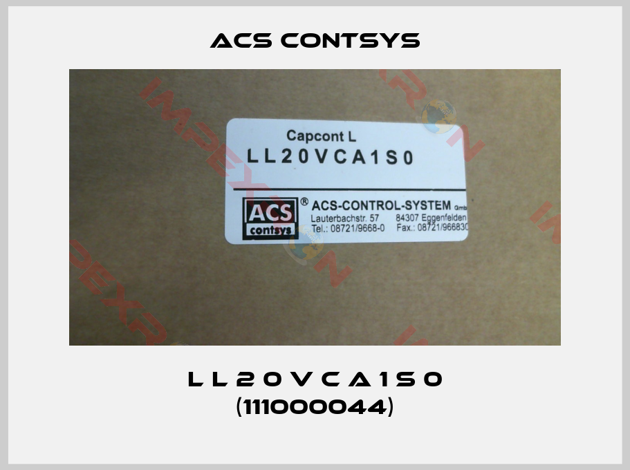 ACS CONTSYS-L L 2 0 V C A 1 S 0 (111000044)