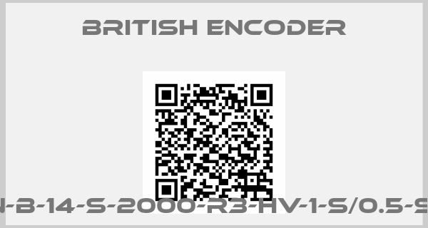 British Encoder-260-N-B-14-S-2000-R3-HV-1-S/0.5-SF-4-N