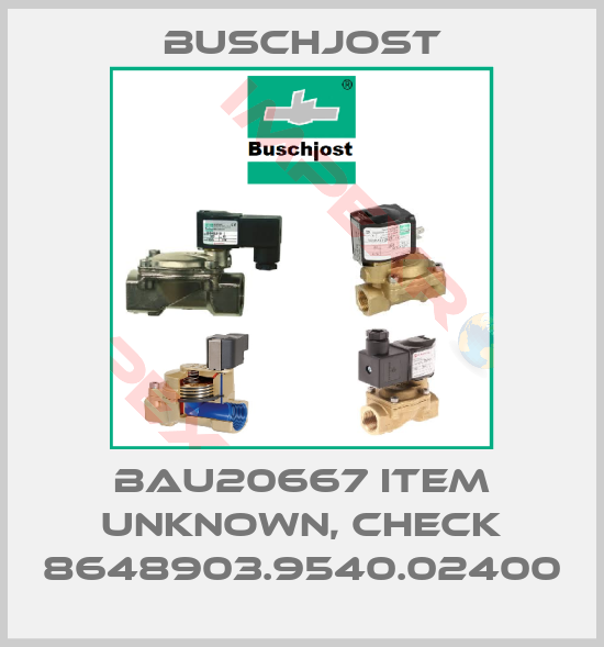 Buschjost-BAU20667 item unknown, check 8648903.9540.02400