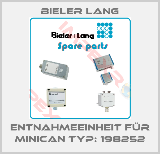 Bieler Lang-Entnahmeeinheit für Minican Typ: 198252