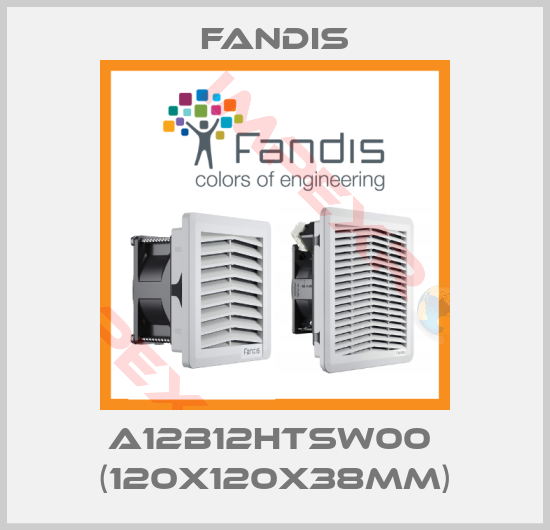 Fandis-A12B12HTSW00  (120X120X38MM)