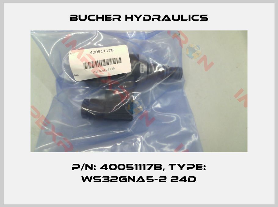 Bucher-P/N: 400511178, Type: WS32GNA5-2 24D