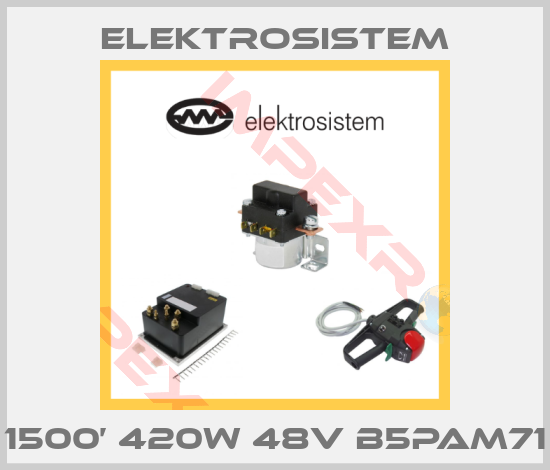 Elektrosistem-1500’ 420W 48V B5PAM71