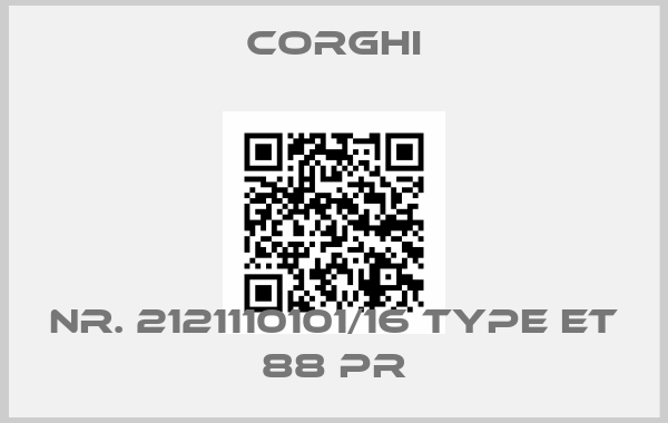 Corghi-Nr. 2121110101/16 Type ET 88 PR