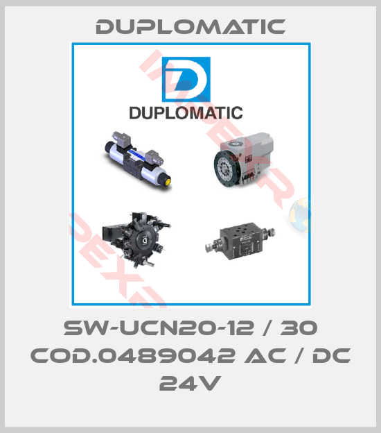 Duplomatic-SW-UCN20-12 / 30 COD.0489042 AC / DC 24V