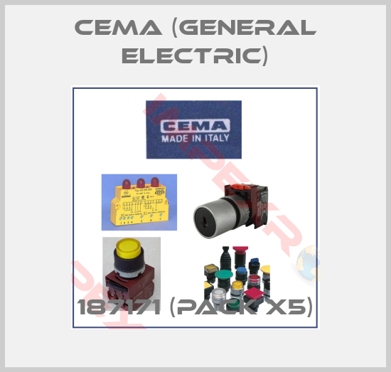 Cema (General Electric)-187171 (pack x5)