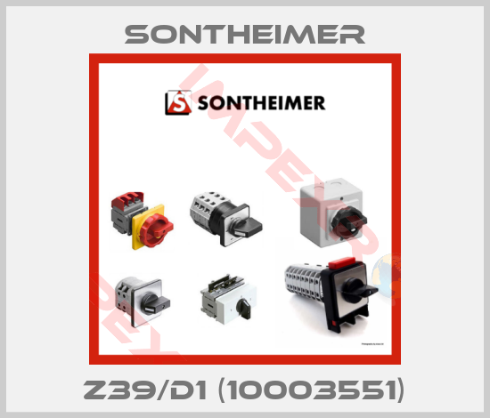 Sontheimer-Z39/D1 (10003551)