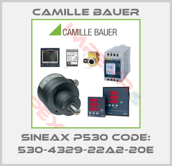 Camille Bauer-SINEAX P530 code: 530-4329-22A2-20E
