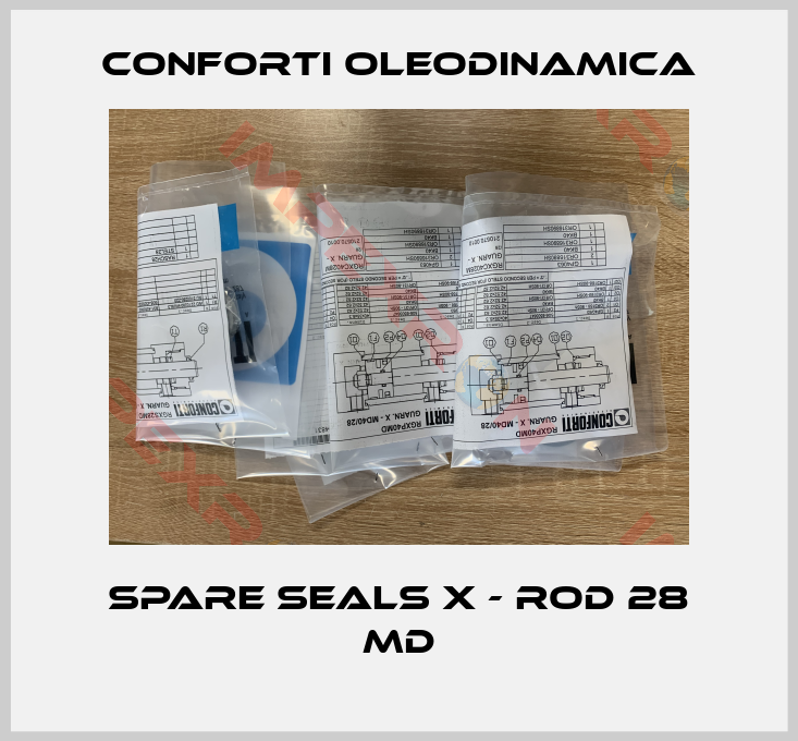 Conforti Oleodinamica-Spare Seals X - Rod 28 MD