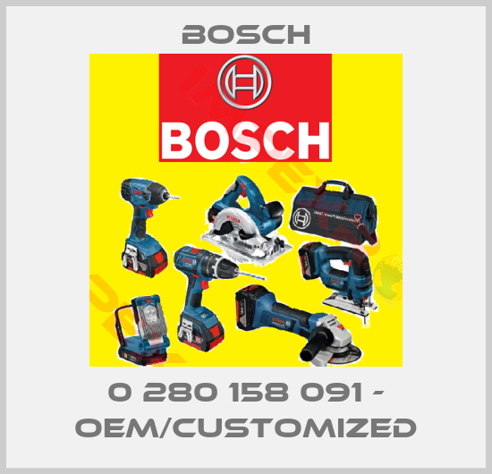 Bosch-0 280 158 091 - OEM/customized