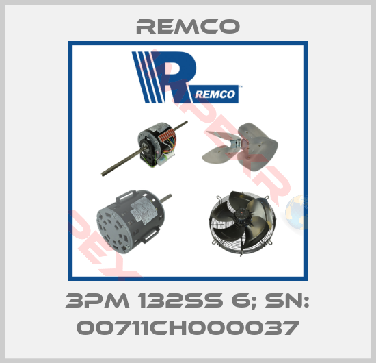 Remco-3PM 132SS 6; SN: 00711CH000037