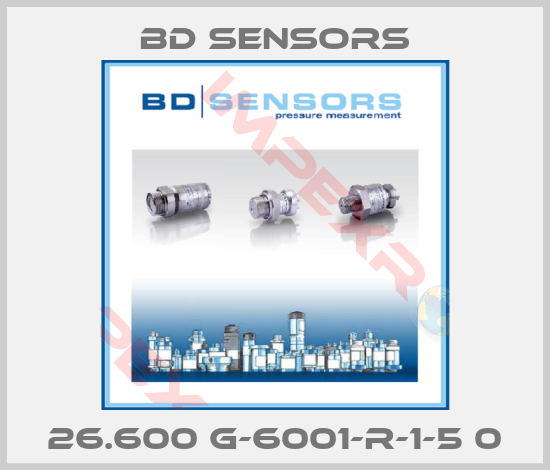 Bd Sensors-26.600 G-6001-R-1-5 0