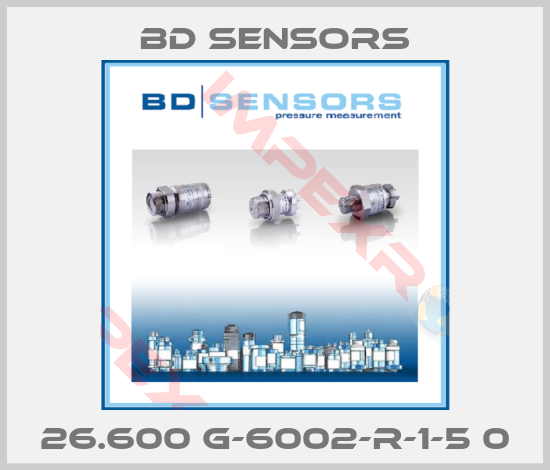 Bd Sensors-26.600 G-6002-R-1-5 0