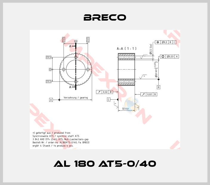 Breco-AL 180 AT5-0/40