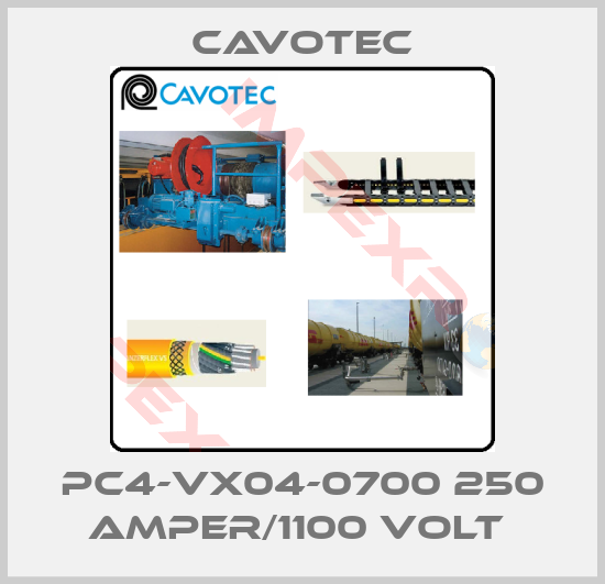 Cavotec-PC4-VX04-0700 250 AMPER/1100 VOLT 