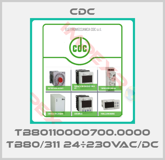 CDC-TB80110000700.0000 TB80/311 24÷230VAC/DC