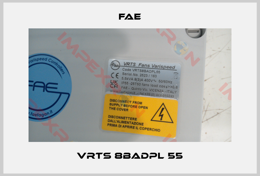 Fae-VRTS 8BADPL 55