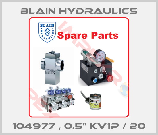 Blain Hydraulics-104977 , 0.5" KV1P / 20