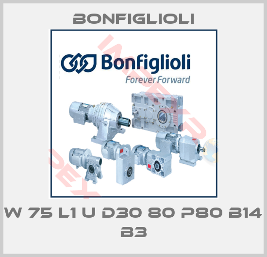 Bonfiglioli-W 75 L1 U D30 80 P80 B14 B3