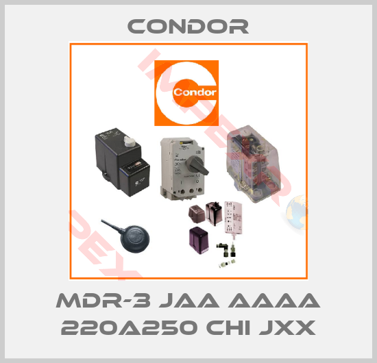 Condor-MDR-3 JAA AAAA 220A250 CHI JXX