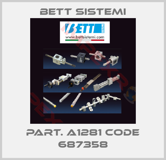 BETT SISTEMI-part. A1281 code 687358