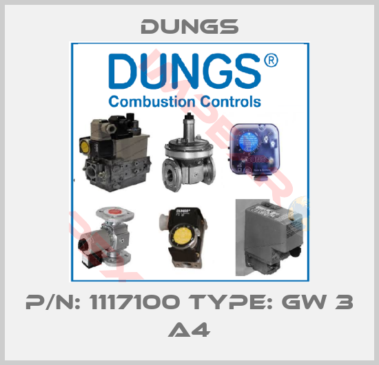 Dungs-P/N: 1117100 Type: GW 3 A4