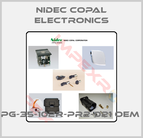 Nidec Copal Electronics-PG-35-102R-PR2-021 oem 