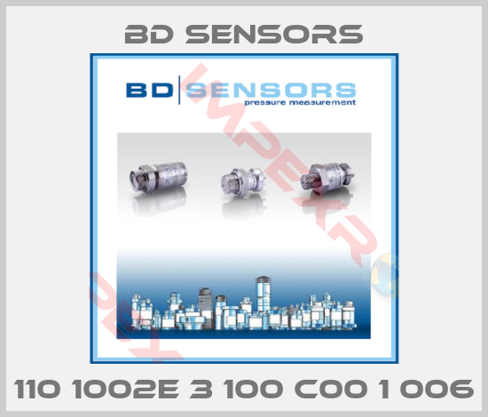 Bd Sensors-110 1002E 3 100 C00 1 006