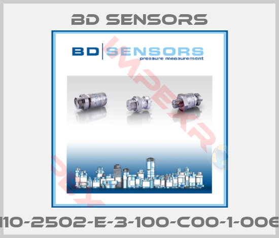 Bd Sensors-110-2502-E-3-100-C00-1-006