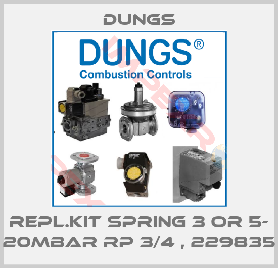 Dungs-Repl.kit spring 3 or 5- 20mbar Rp 3/4 , 229835