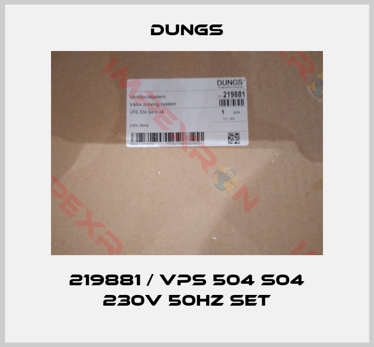 Dungs-219881 / VPS 504 S04 230V 50Hz Set