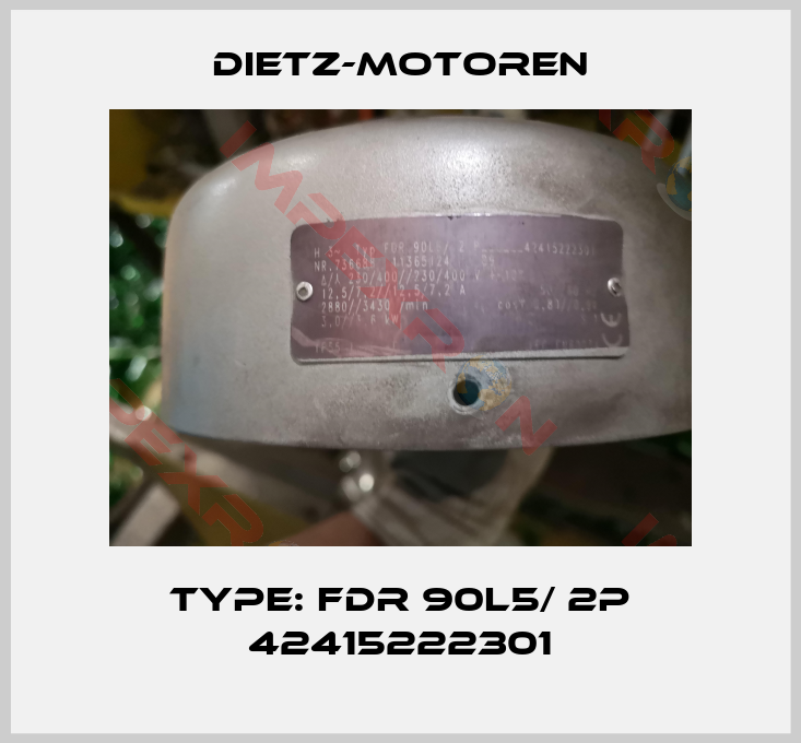 Dietz-Motoren-Type: FDR 90L5/ 2P 42415222301