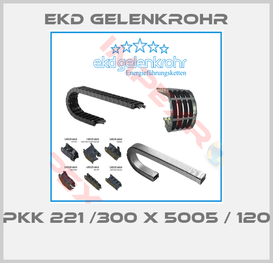Ekd Gelenkrohr-PKK 221 /300 x 5005 / 120 