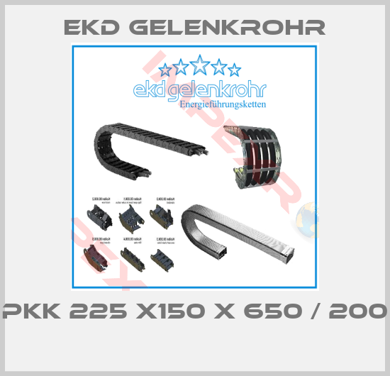 Ekd Gelenkrohr-PKK 225 X150 X 650 / 200 